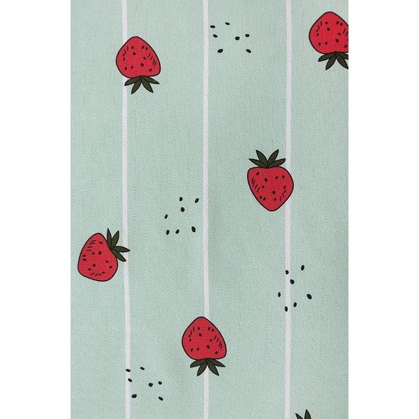 Miętowa bawełniana narzuta 170x230 cm Strawberry – Mila Home-image-1