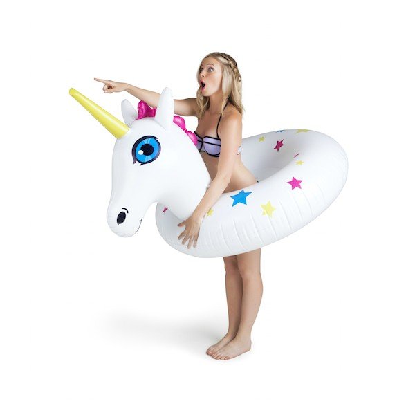 Dmuchane koło do wody w kształcie jednorożca Big Mouth Inc.-image-1