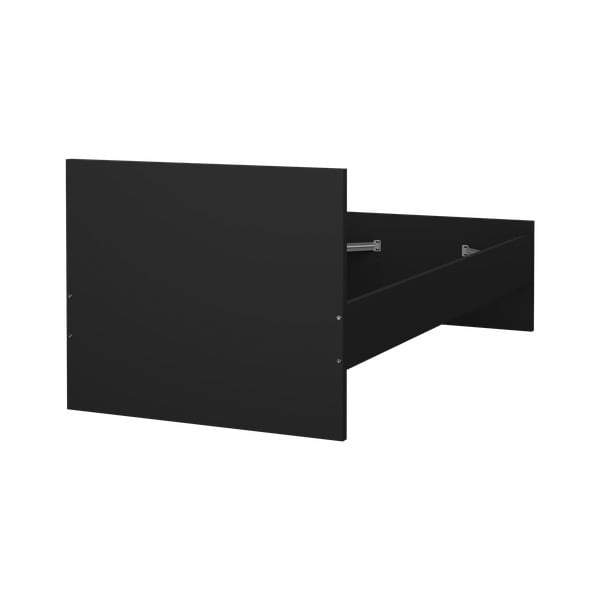 Czarne łóżko jednoosobowe 90x190 cm Naia – Tvilum-image-4