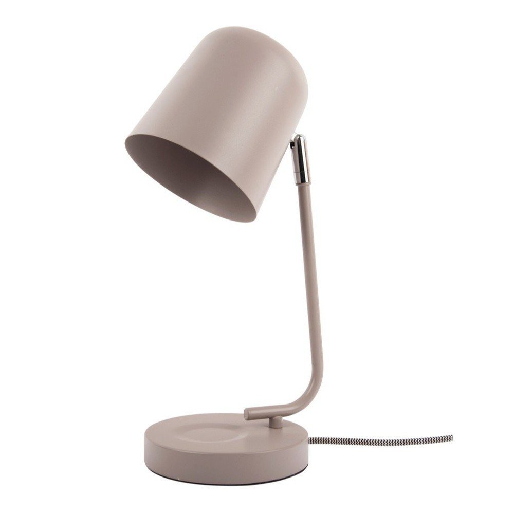 Szara lampa stołowa (wysokość 38,5 cm) Encantar  – Leitmotiv