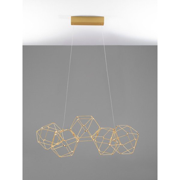 Aluminiowa lampa wisząca LED w kolorze złota Nebula – Nova Luce-image-4