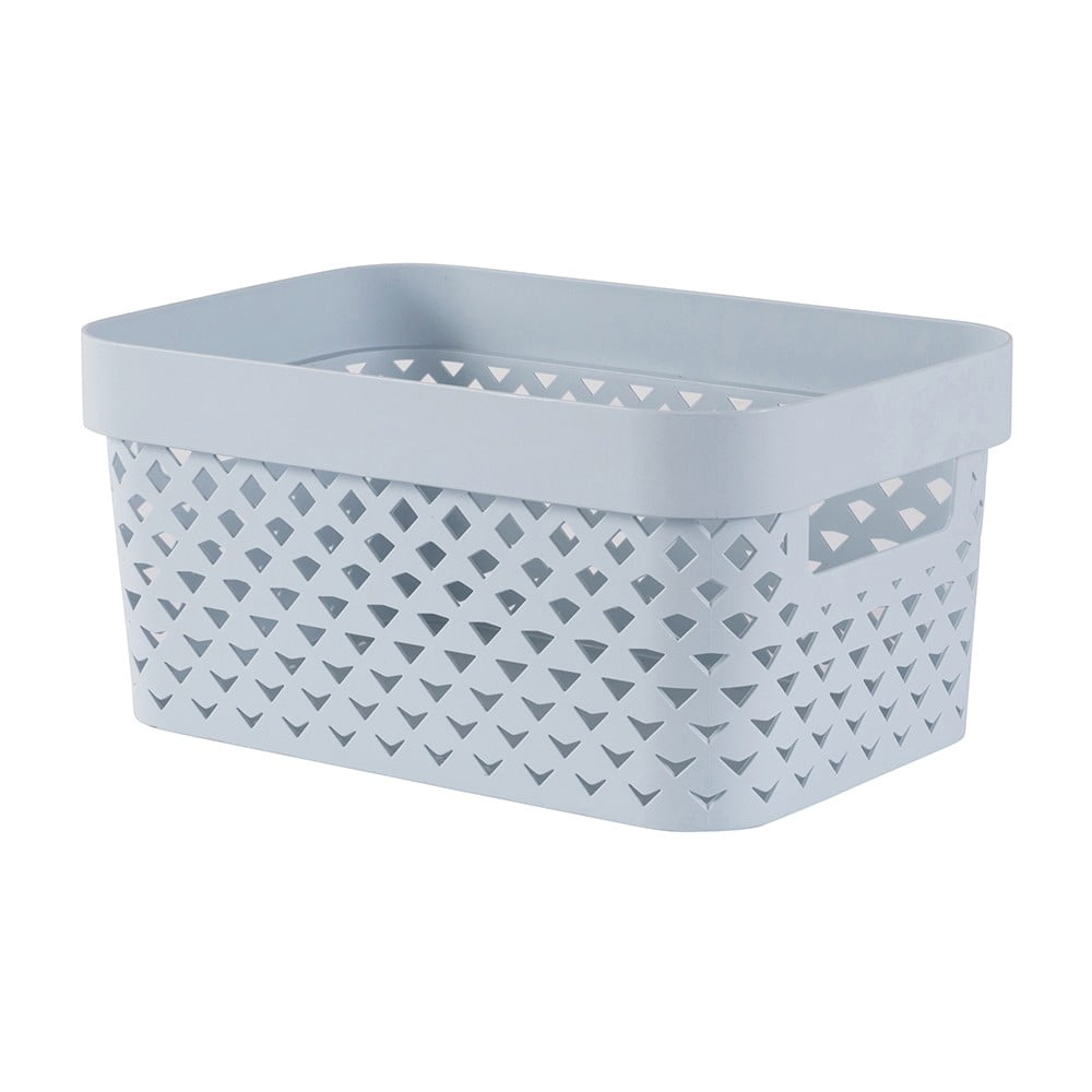 Jasnoniebieski plastikowy pojemnik 26x17,5x12 cm Pure – Curver