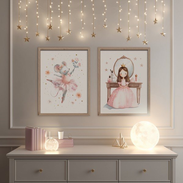 Obrazek dziecięcy 30x40 cm Mouse Ballerina – Styler-image-2