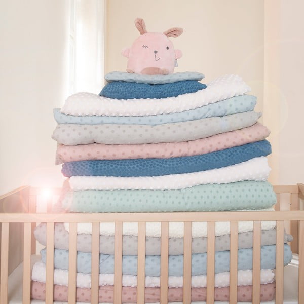 Beżowy ochraniacz do łóżeczka z mieszanki bawełny 170 cm Frosty Almond – Roba-image-4