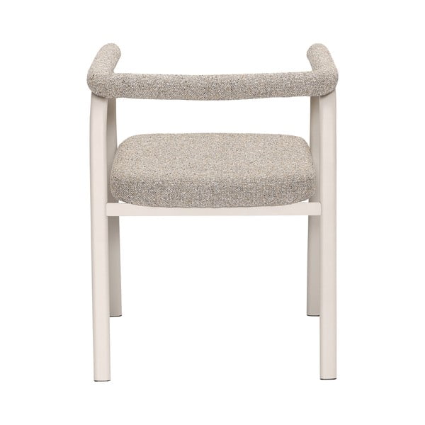 Beżowe tapicerowane fotele jadalniane zestaw z podłokietnikami 2 szt. Ecto – Hübsch-image-4