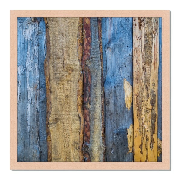 Obraz w ramie Liv Corday Provence Peeled Texture, 40x40 cm