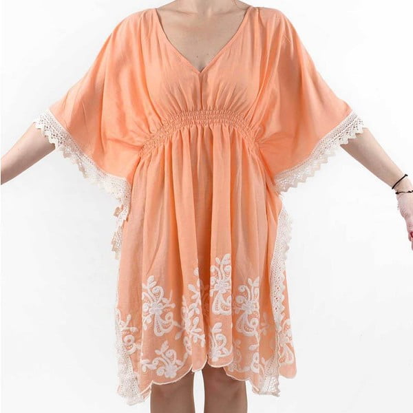 Sukienka plażowa  BLE Inart, pomarańczowa