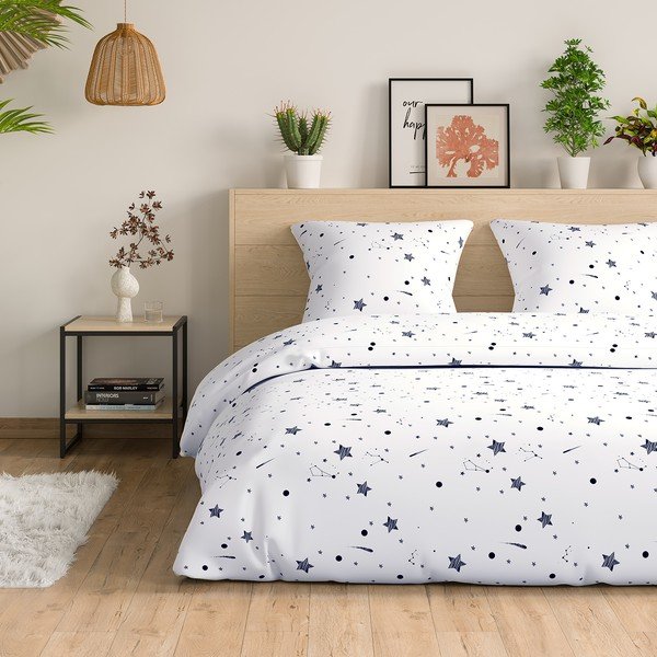 Bawełniana pościel dwuosobowa AmeliaHome Averi Constellation, 200x220 cm-image-4