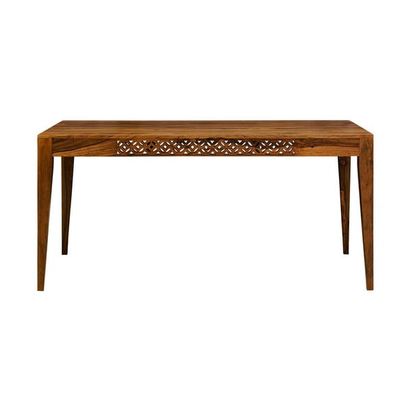 Stół z litego drewna palisandru Massive Home Rosie, 90x175 cm