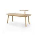 Stolik z litego drewna bukowego 56x120 cm Swivo – Umbra