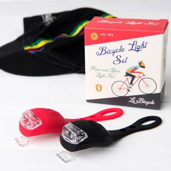 Zestaw 2 światełek rowerowych LED Rex London Le Bicycle-image-1
