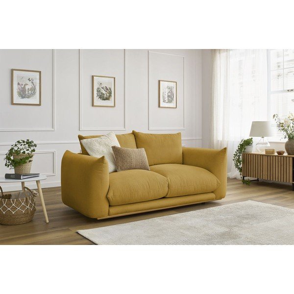 Żółta sofa 193 cm Ernest – Bobochic Paris-image-1