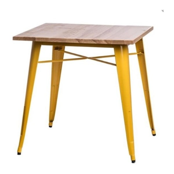 Żółty stół D2 Paris Ash Wood