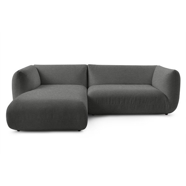 Szary sztruksowy narożnik (lewostronny) Lecomte – Bobochic Paris