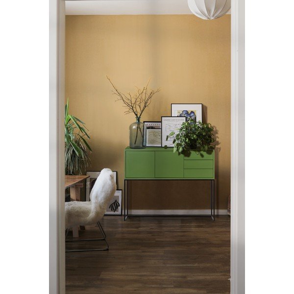 Zielona niska komoda 113x88,5 cm Scott – Really Nice Things-image-4