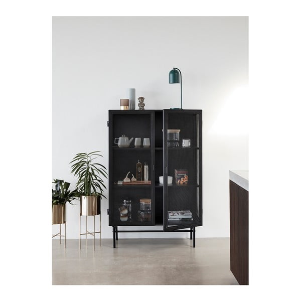 Zestaw 2 doniczek na podstawkach w kolorze mosiądzu Hübsch Gardo-image-3