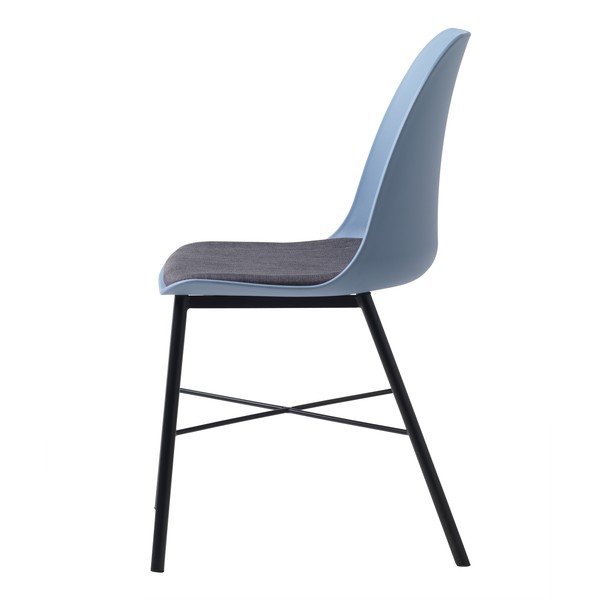 Zestaw 2 niebiesko-szarych krzeseł Unique Furniture Whistler-image-2