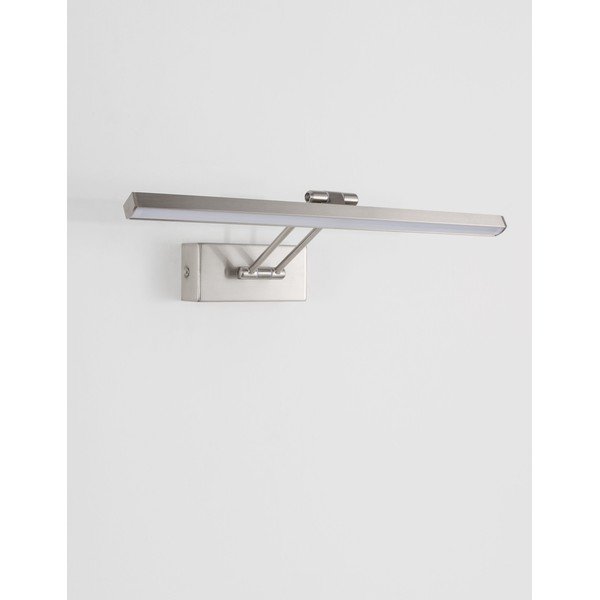 Aluminiowy kinkiet LED z elastyczną konstrukcją w kolorze srebra Marnell – Nova Luce-image-2