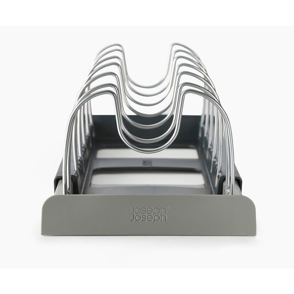 Szary organizer na pokrywki lub patelnie Joseph Joseph-image-4