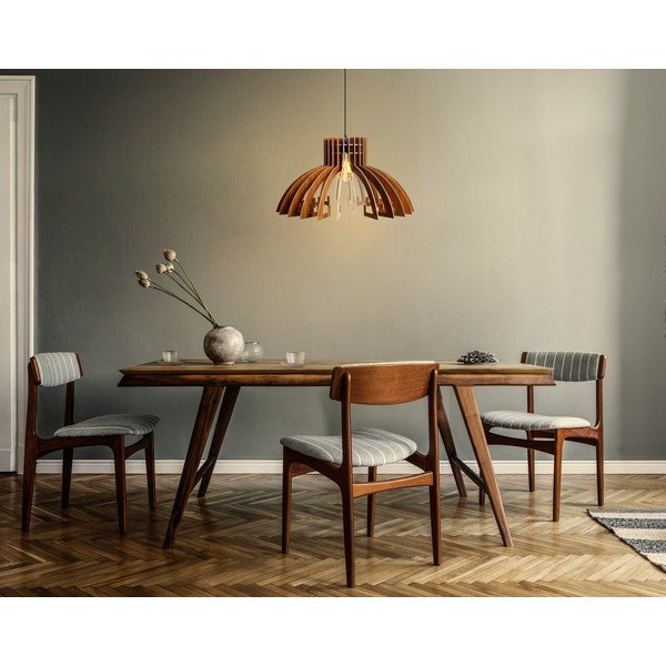 Lampa wisząca w naturalnym kolorze ø 39 cm – Opviq lights-image-3