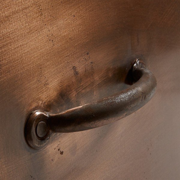 Metalowa komoda w kolorze miedzi La Forma Elma-image-4