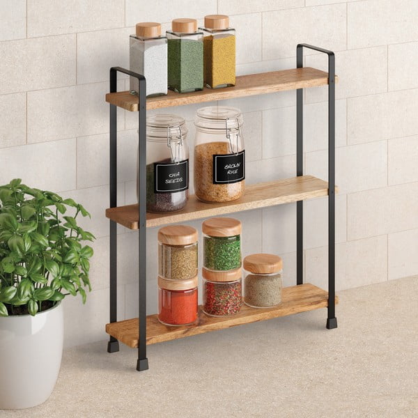 Drewniany organizer na przyprawy York – Metaltex-image-1