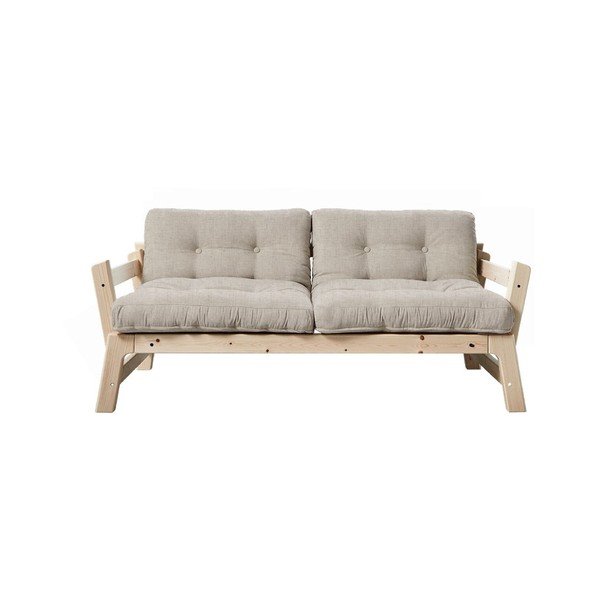 Sofa rozkładana Karup Design Step Natural Clear/Linen Beige