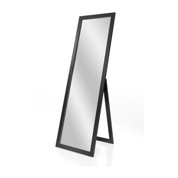 Lustro stojące w czarnej ramie Styler Sicilia, 46x146 cm