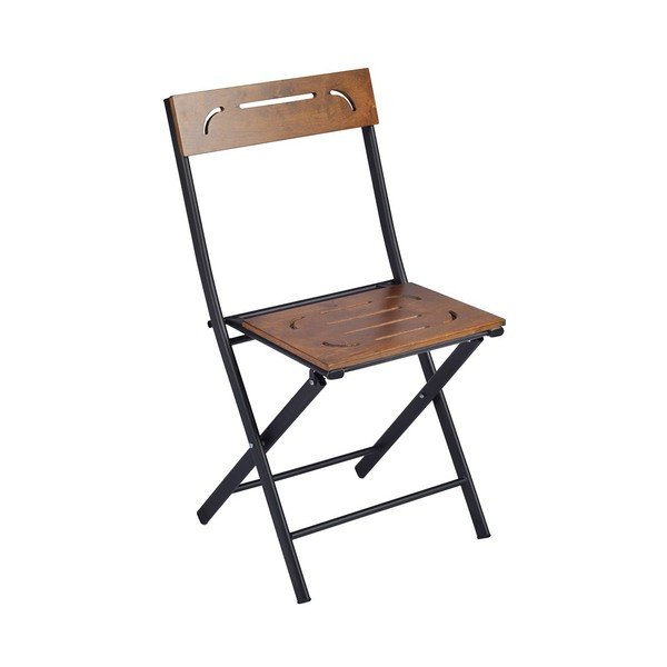 Ciemnobrązowy zestaw mebli ogrodowych dla 2 osób Bistro – Floriane Garden-image-4