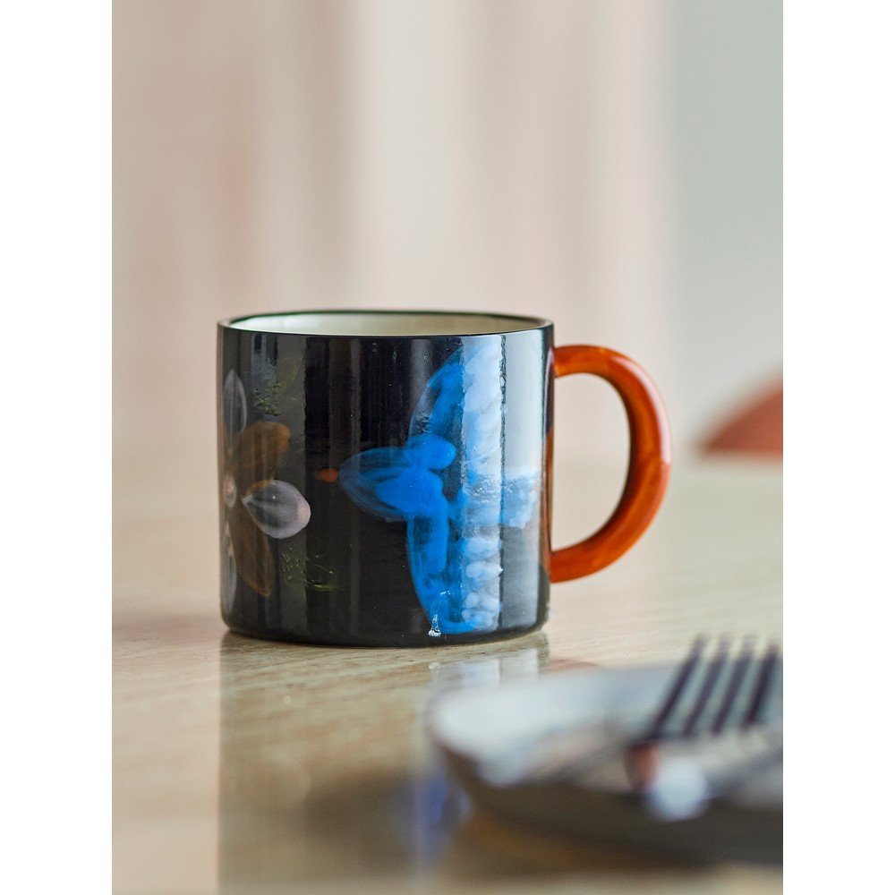 Czarno-beżowe kubki ceramiczne zestaw 2 szt. 300 ml Maricala – Bloomingville (zdjęcie 3)