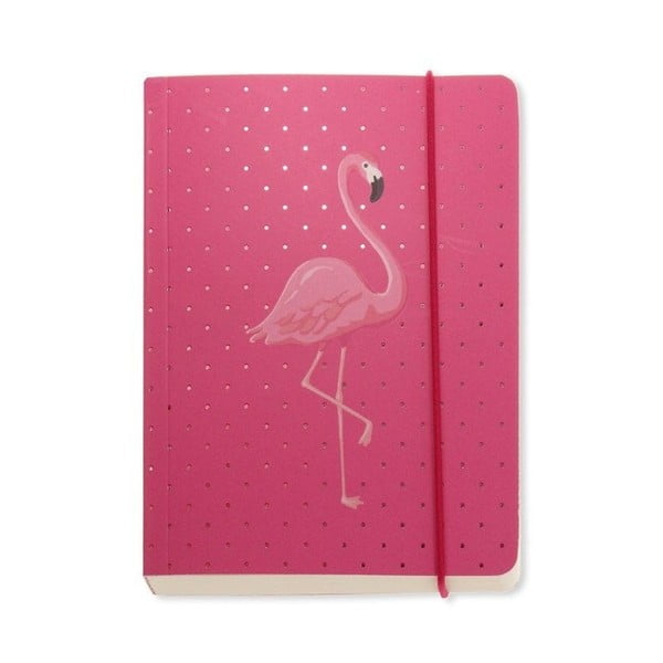 Notes A6 Go Stationery Flamingo Pink