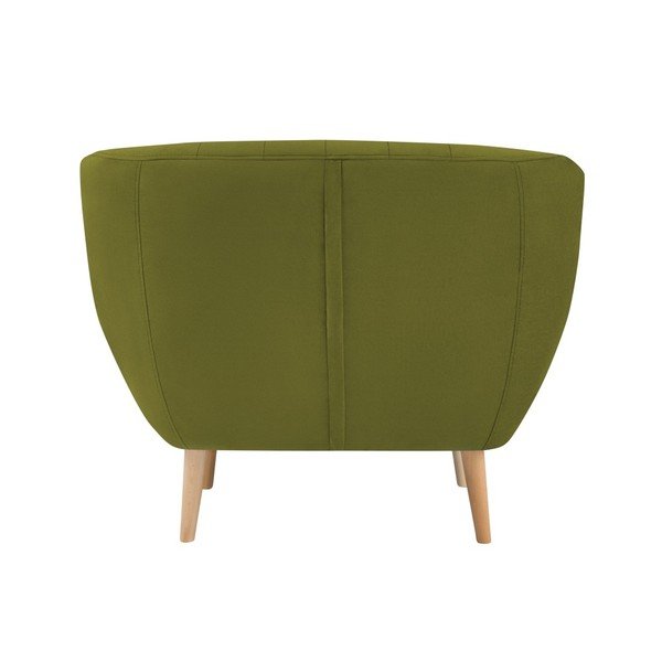 Zielony aksamitny fotel Mazzini Sofas Sardaigne-image-4