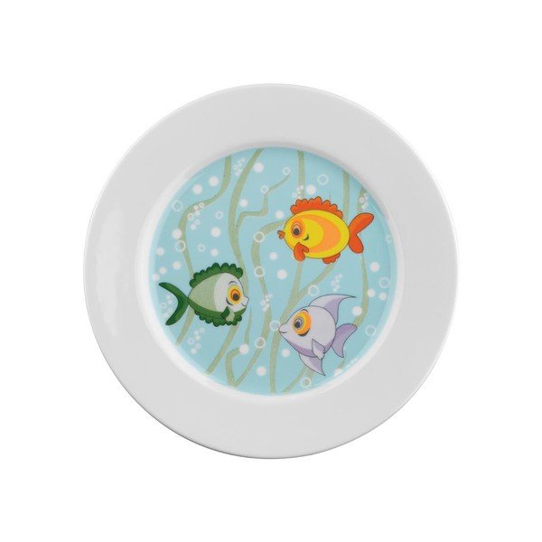 5-częściowy porcelanowy zestaw naczyń dla dzieci Kütahya Porselen Sea World-image-4