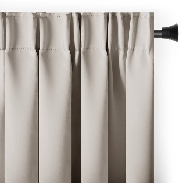 Beżowa zasłona częściowo zaciemniająca (dimout) 140x245 cm Kierra – Restilo