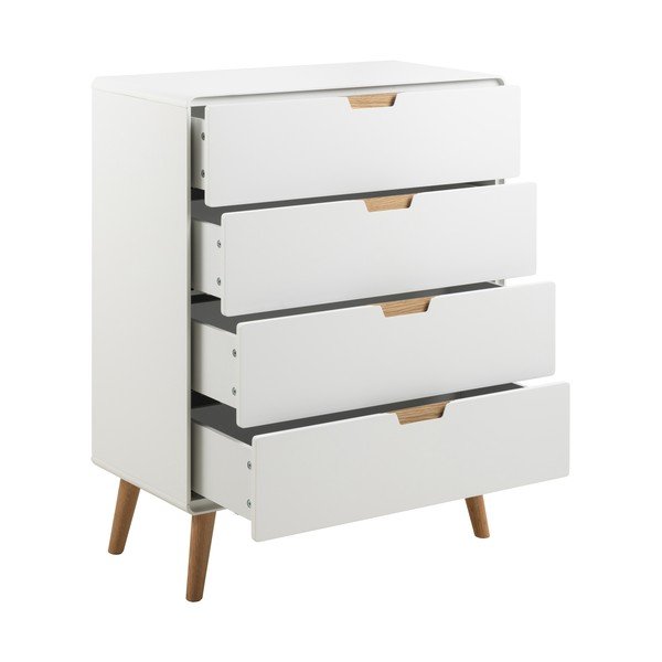 Biała komoda 80x100x40 cm Lowell – Actona-image-3