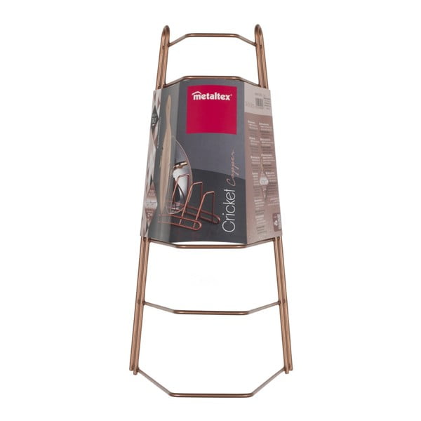 Stojak na pokrywki w kolorze miedzi Metaltex-image-3