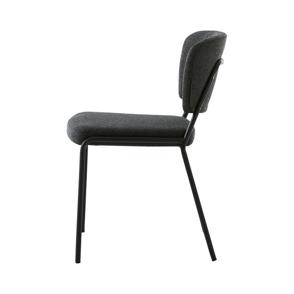 Czarne krzesło do jadalni Unique Furniture Brantford