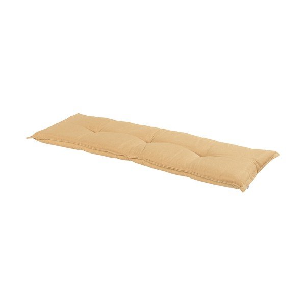 Żółta ogrodowa poduszka do siedzenia na ławkę 50x150 cm Cuba – Hartman