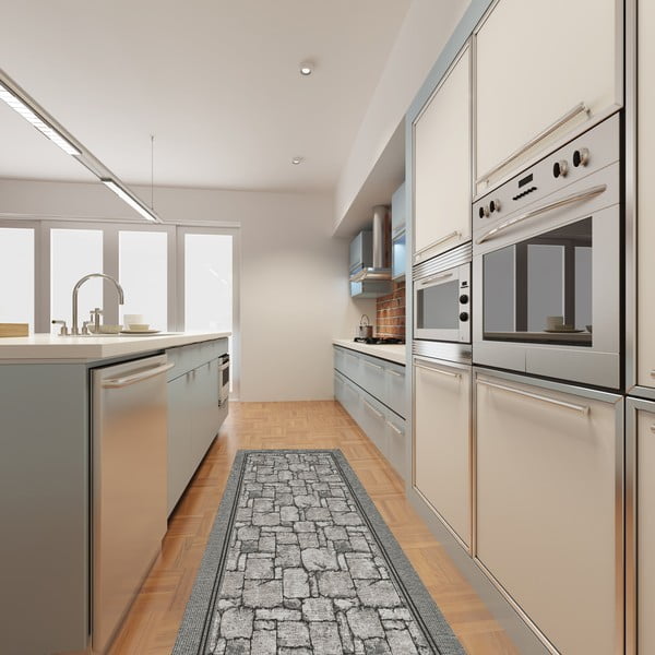 Szary chodnik Floorita Wall, 55x240 cm-image-2