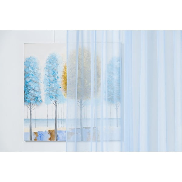 Niebieska firanka 140x245 cm Voile – Mendola Fabrics-image-2