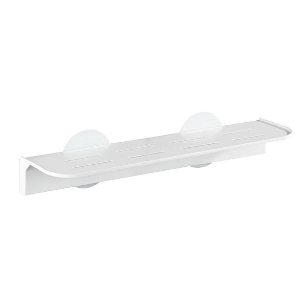 Biała samoprzylepna plastikowa półka łazienkowa Osimo – Wenko