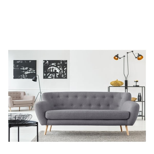 Szara sofa Cosmopolitan design London, 192 cm-image-3
