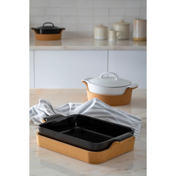 Biała/brązowa kamionkowa misa Ensemble – Casafina-image-2