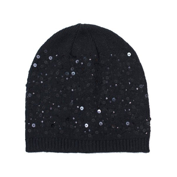 Czarna czapka Let It Snow
