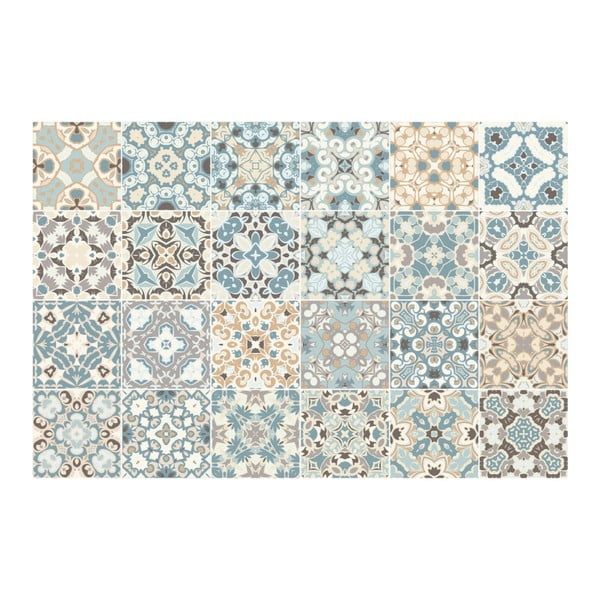 Zestaw 24 naklejek Ambiance Underwater Garden 15x15 cm-image-2