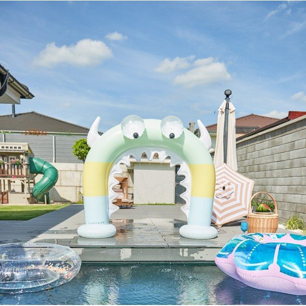 Dmuchany zraszacz ogrodowy dla dzieci Sunnylife Giant Monty the Monster-image-1