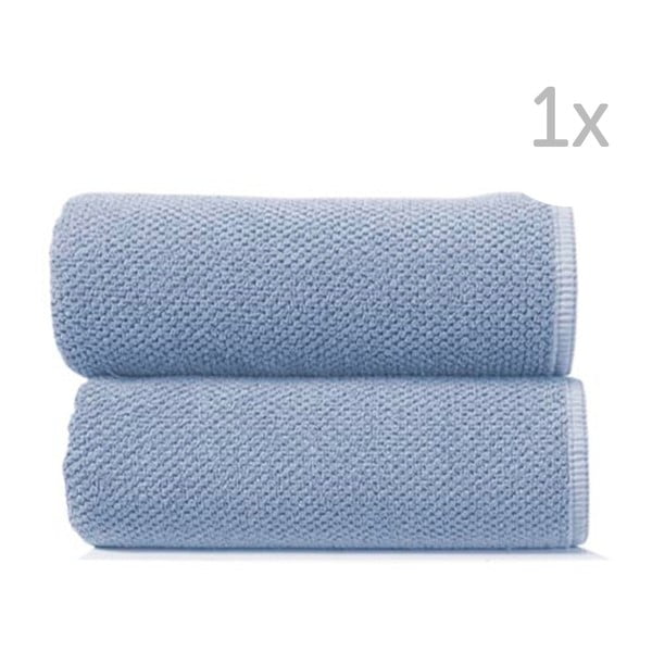 Jasnoniebieski ręcznik kąpielowy Graccioza Bee, 70x140 cm