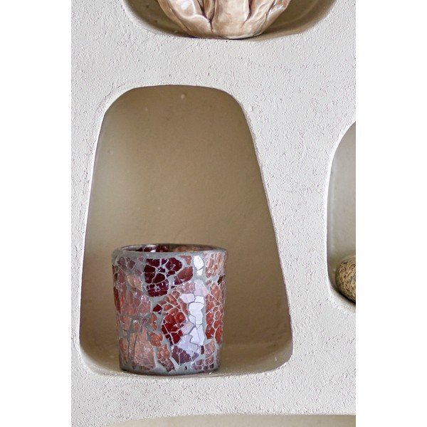 Szklany świecznik na świeczkę typu tealight Evalyn – Bloomingville-image-1