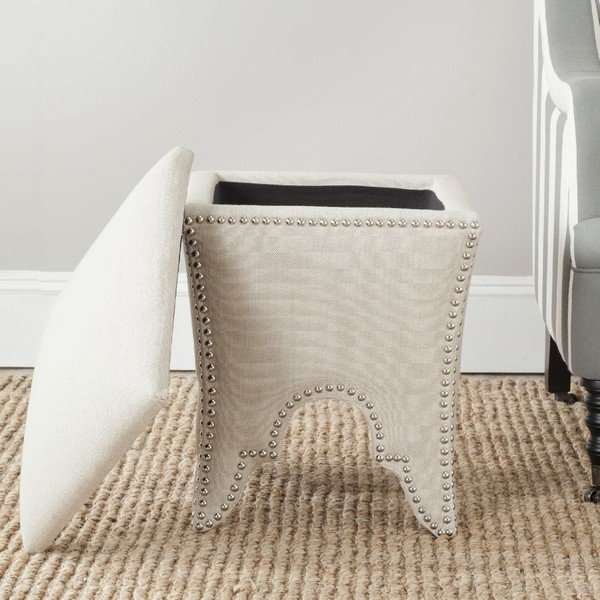Taboret ze schowkiem Deidra Light-image-1