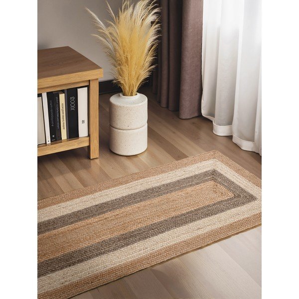 Chodnik z juty dwustronny/tkany ręcznie 80x200 cm Juno – Hanse Home-image-1